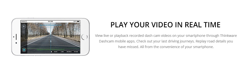 Thinkware Dash Cam Mobile Apps