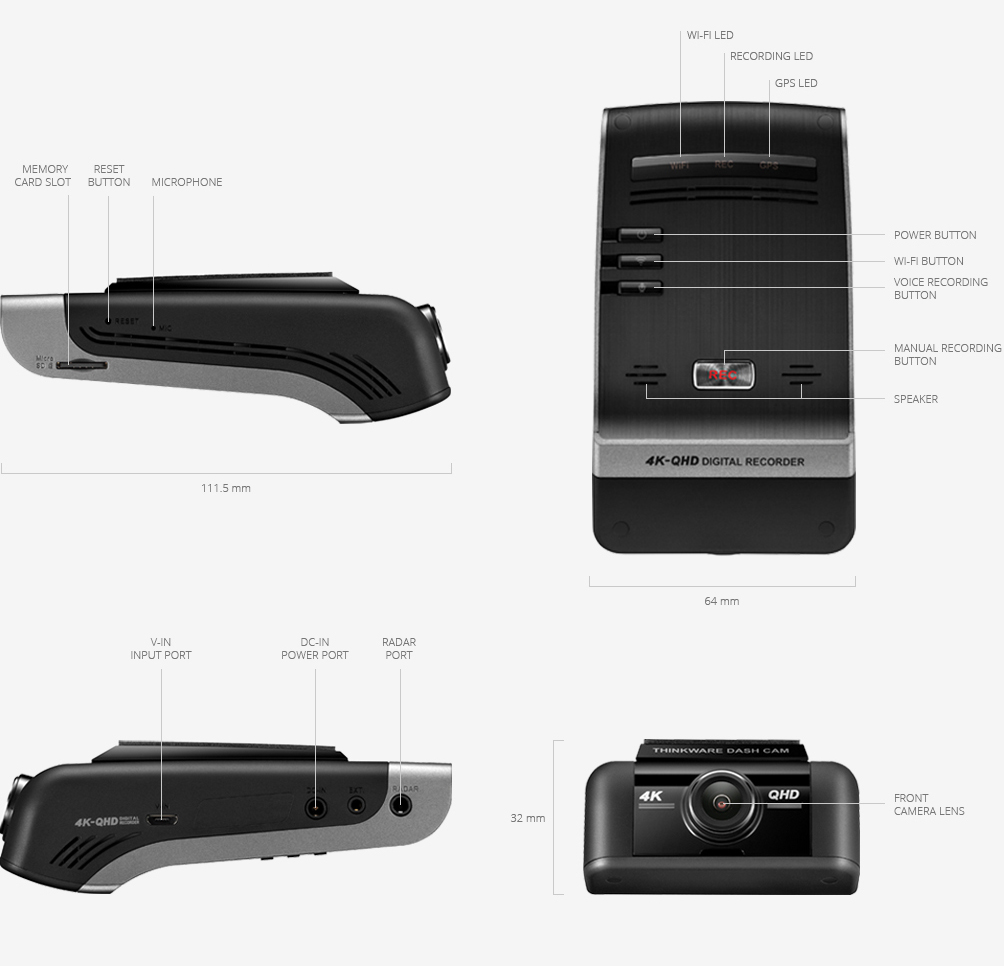 how thinkware dash cam works when vehicle is off