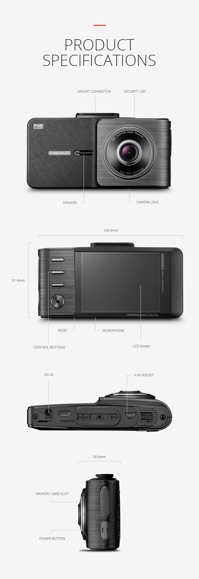 PRODUCT SPECIFICATIONS