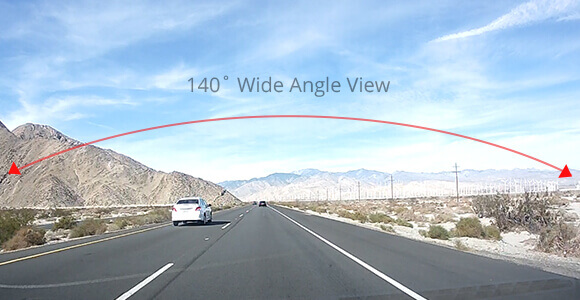 140Ë Wide Angle View